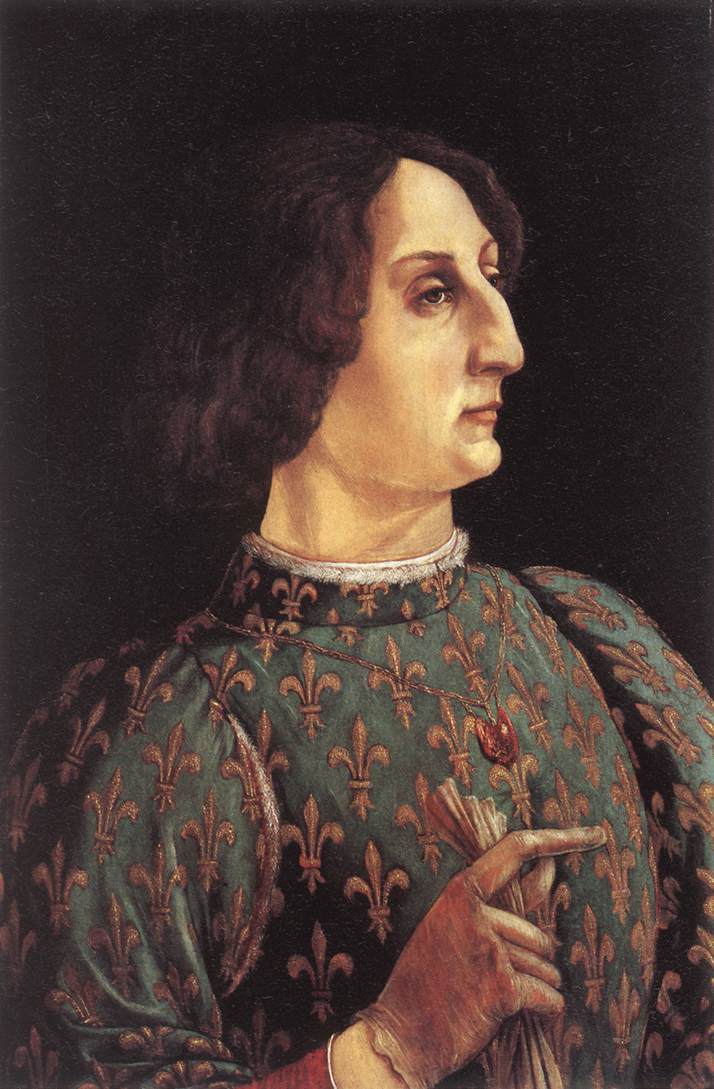 Retrato De Galeazzo Maria Sforza Pollaiolo — Piero Del Pollaiolo