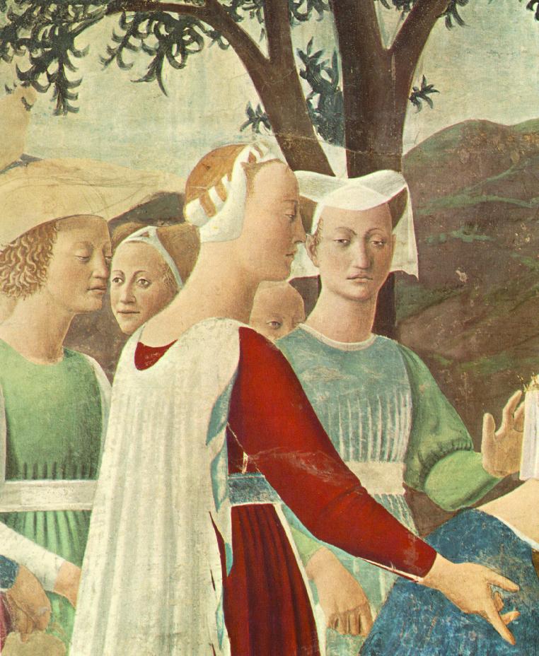 Adoracion De Sagrado Madera Detalle 3 Francesca — Piero Della Francesca