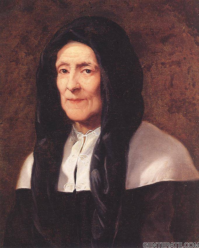 Retrato De Artists Madre Puget — Pierre Puget