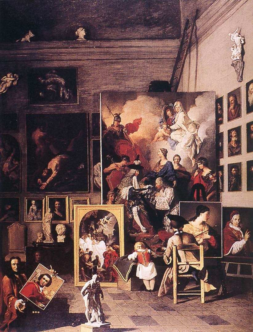 Estudio De Painter Subleyras — Pierre Subleyras