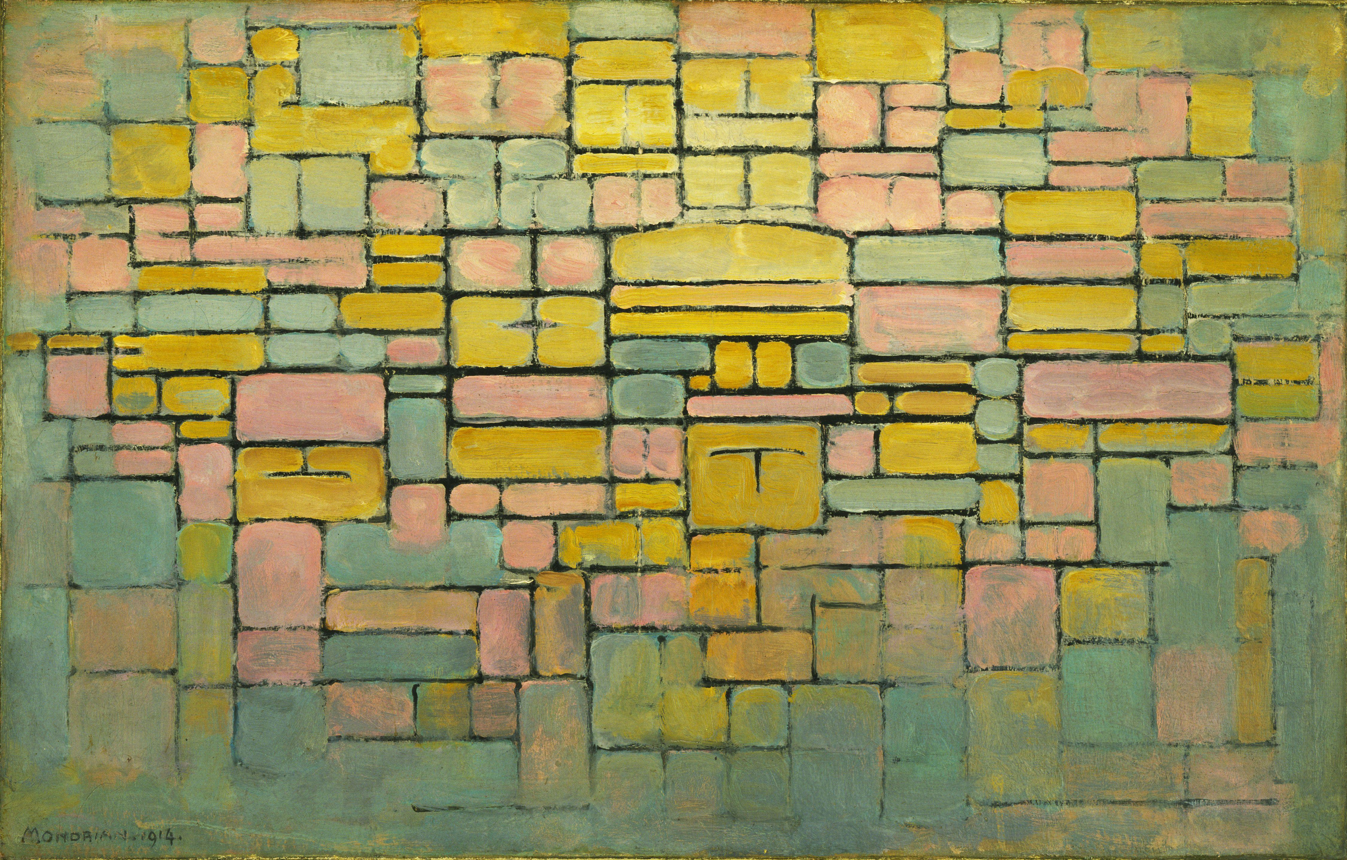 Tableau No 2 Composicion No V Mondrian — Piet Mondrian