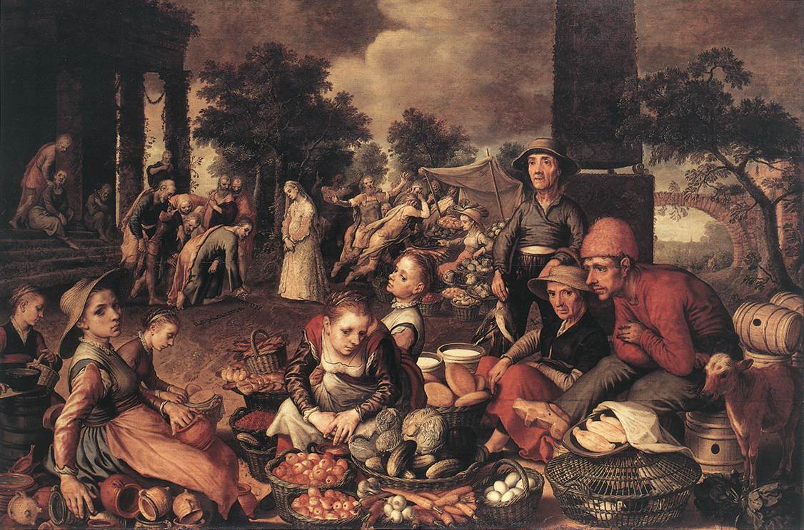 Cristo Y Adulteress Aertsen — Pieter Aertsen
