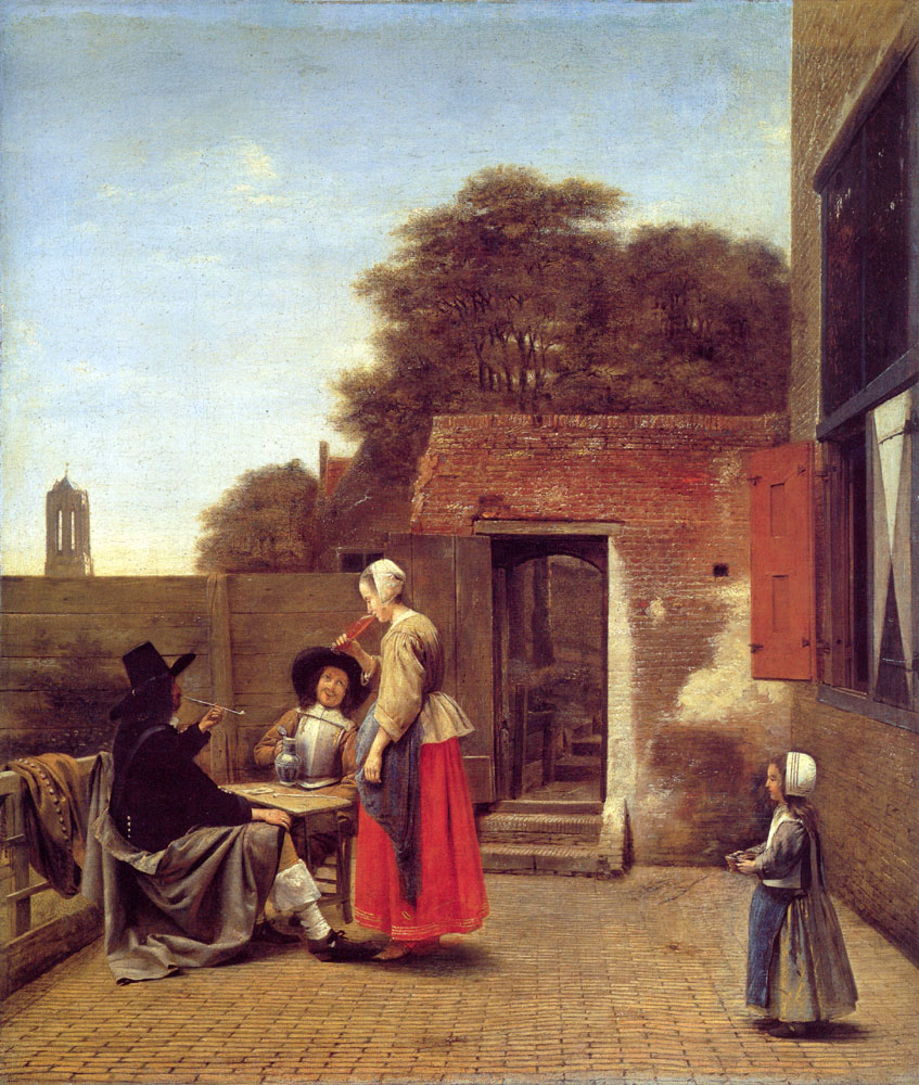 Dutch Courtyard Hooch — Pieter De Hooch