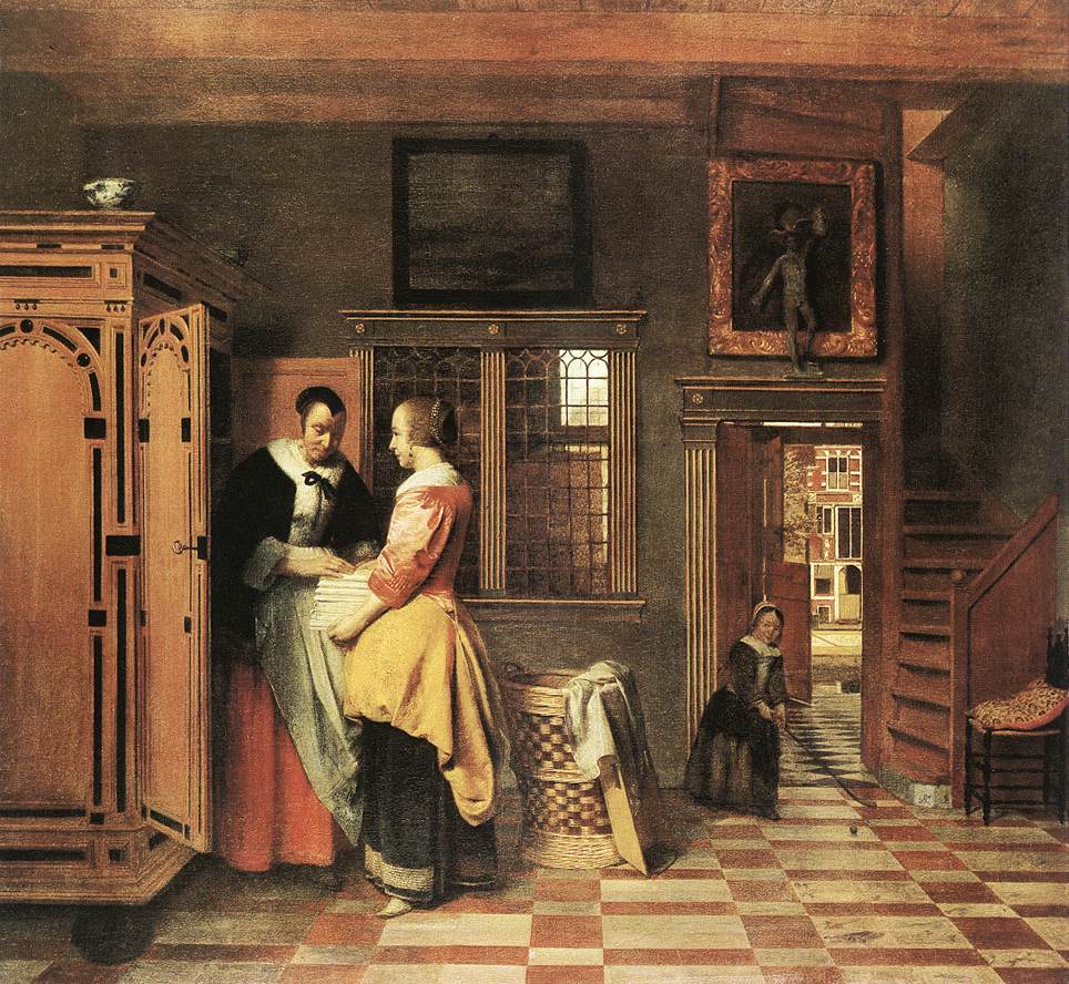 En Linen Closet Hooch — Pieter De Hooch