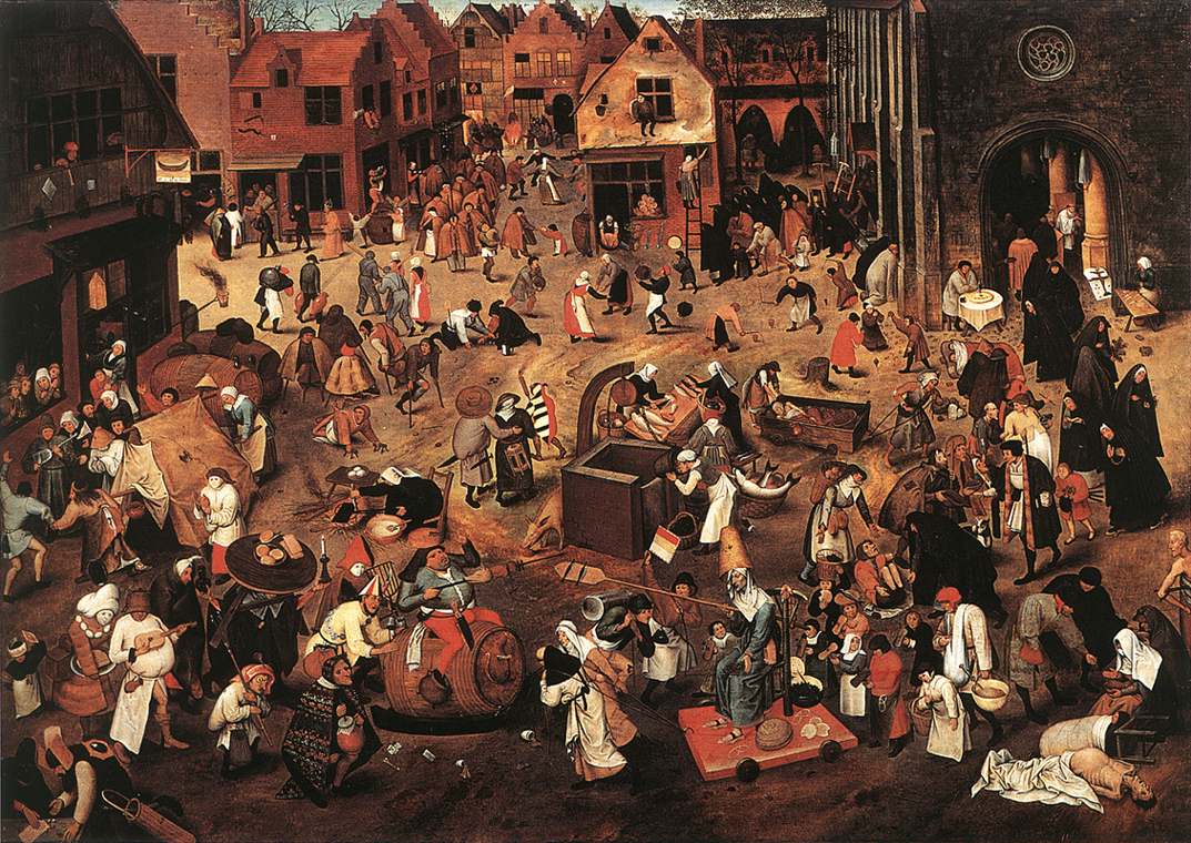 Batalla De Carnival Y Lent Bruegel — Pieter Il Giovane Bruegel