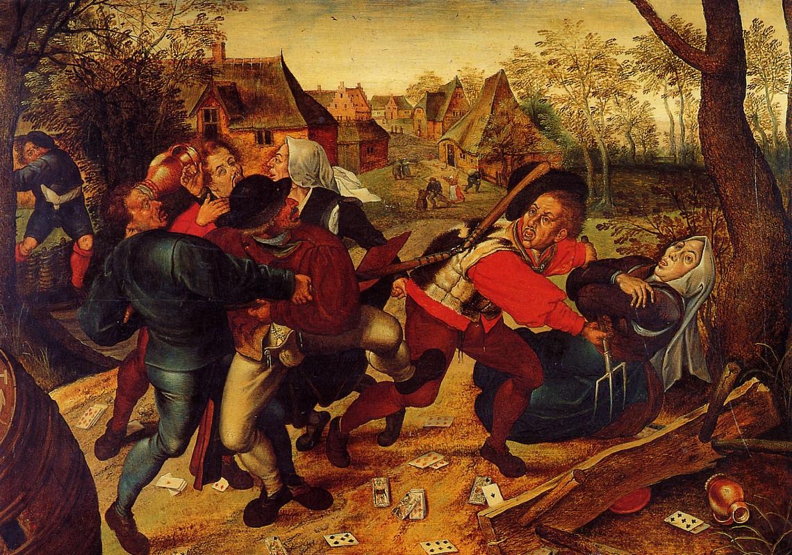 Campesino Brawl Bruegel — Pieter Il Giovane Bruegel