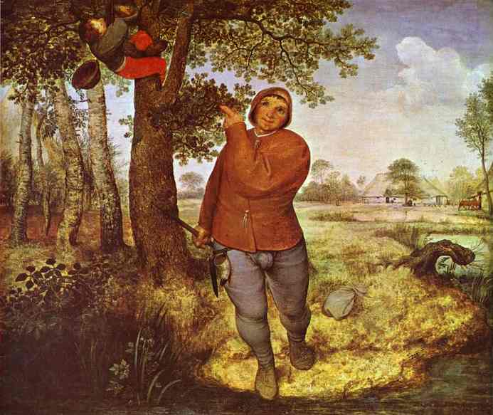 Campesino Y Birdnester Bruegel — Pieter Il Vecchio Bruegel
