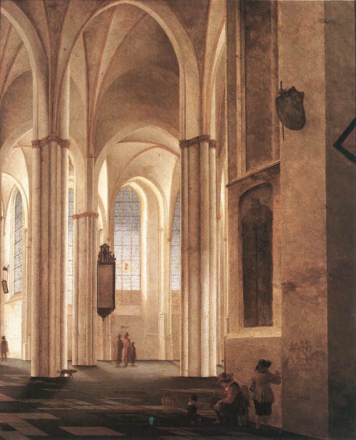 Interior De Buurkerk En Utrecht Saenredam — Pieter Jansz Saenredam