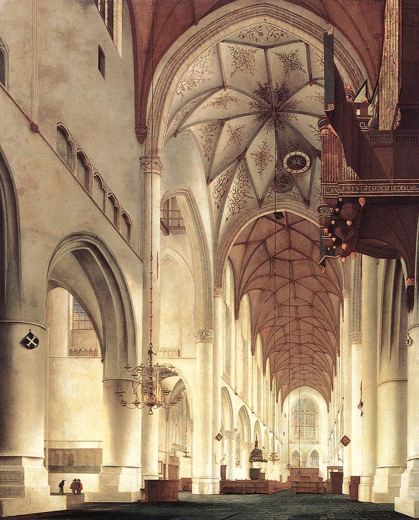 Interior De Iglesia De San Bavo En Haarlem 2 Saenredam — Pieter Jansz Saenredam