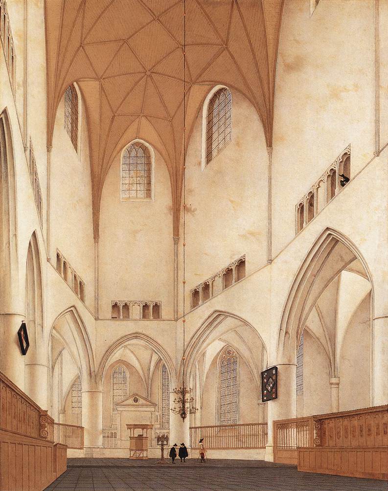 Interior De Iglesia De San Bavo En Haarlem 3 Saenredam — Pieter Jansz Saenredam