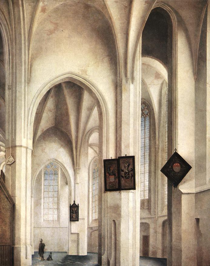 Interior De San Jacob Iglesia En Utrecht Saenredam — Pieter Jansz Saenredam