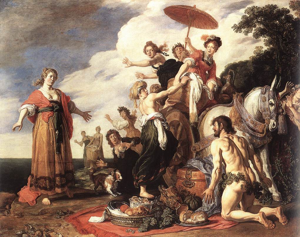 Odysseus Y Nausicaa Lastman — Pieter Lastman