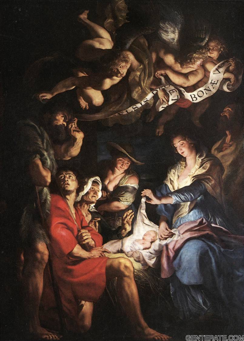 Adoracion De Shepherds Rubens — Pieter Paul Rubens