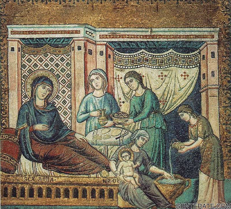 Natividad De Virgen Cavallini — Pietro Cavallini