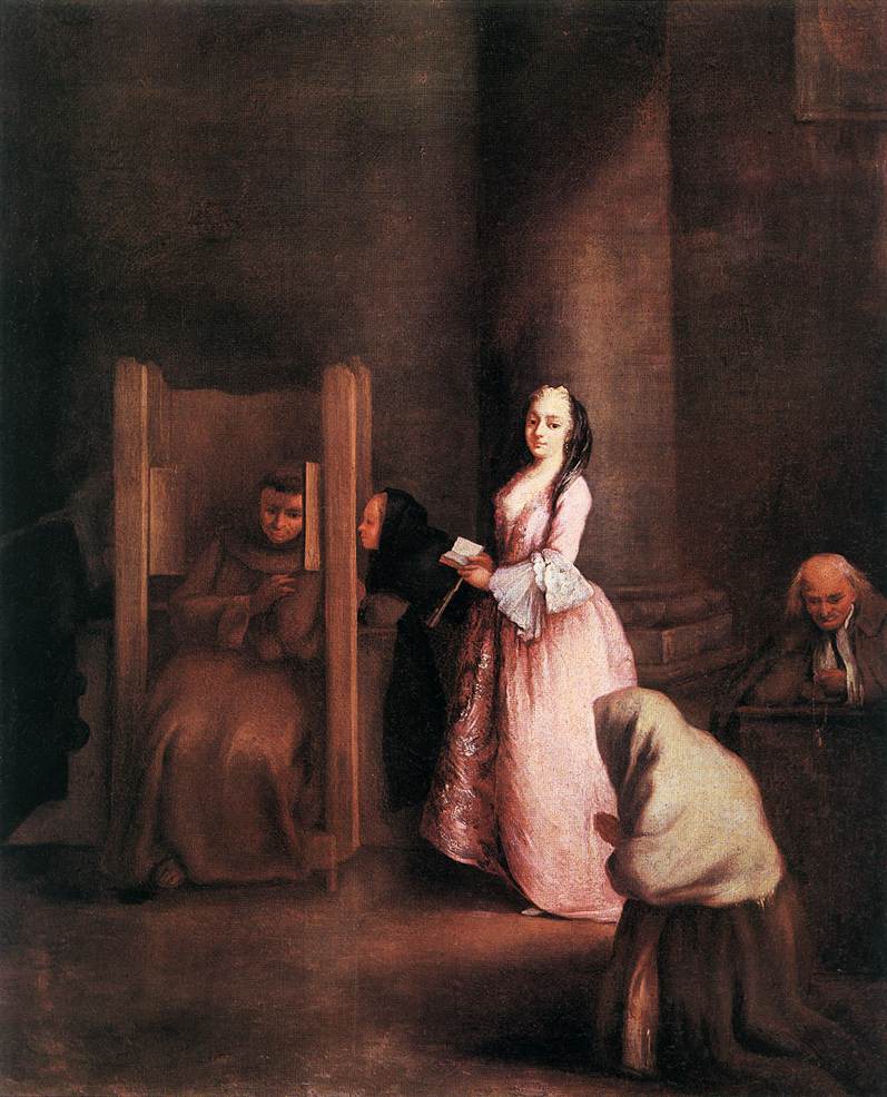 Confession Longhi — Pietro Longhi