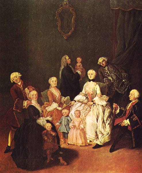 Patrician Family Longhi — Pietro Longhi