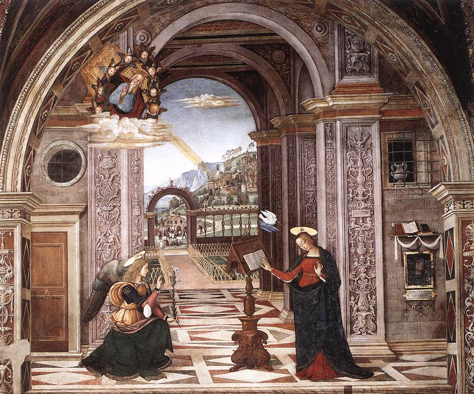 Anunciacion Pinturicchio — Pinturicchio
