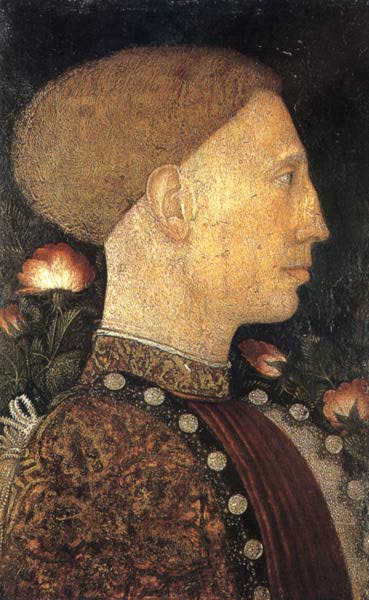 Retrato De Leonello Docoeste Pisanello — Pisanello