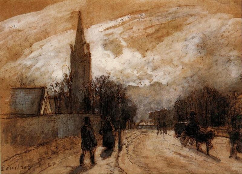All Saints Iglesia Upper Norwood Estudio Pissarro — Pissarro