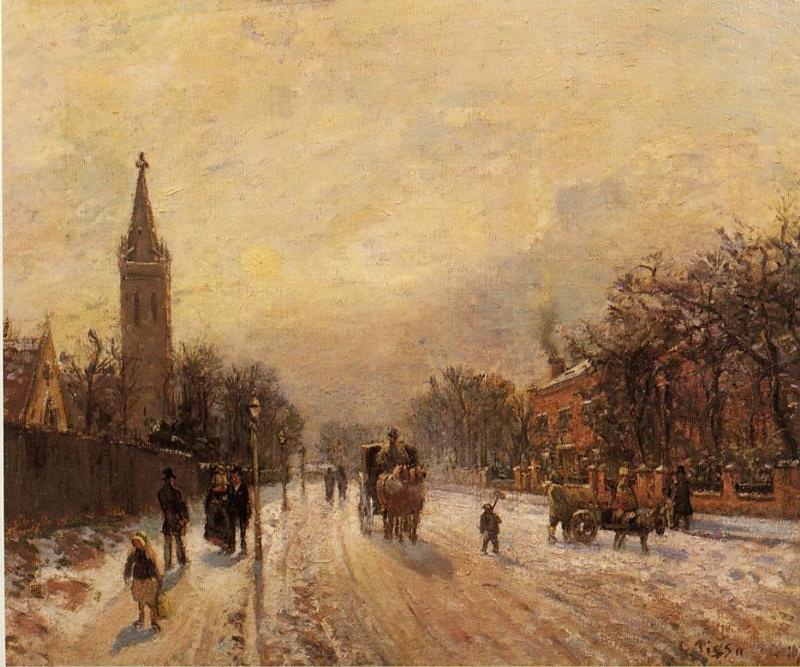 All Saints Iglesia Upper Norwood Pissarro — Pissarro