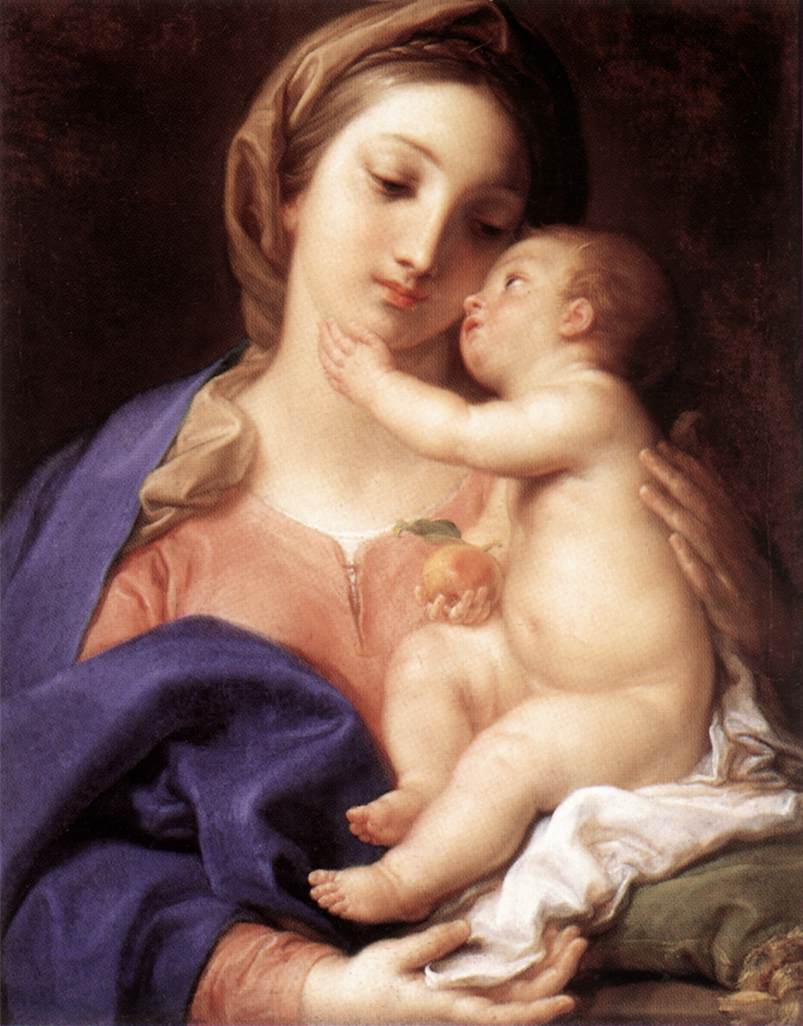 Madonna Y Nino Batoni — Pompeo Batoni