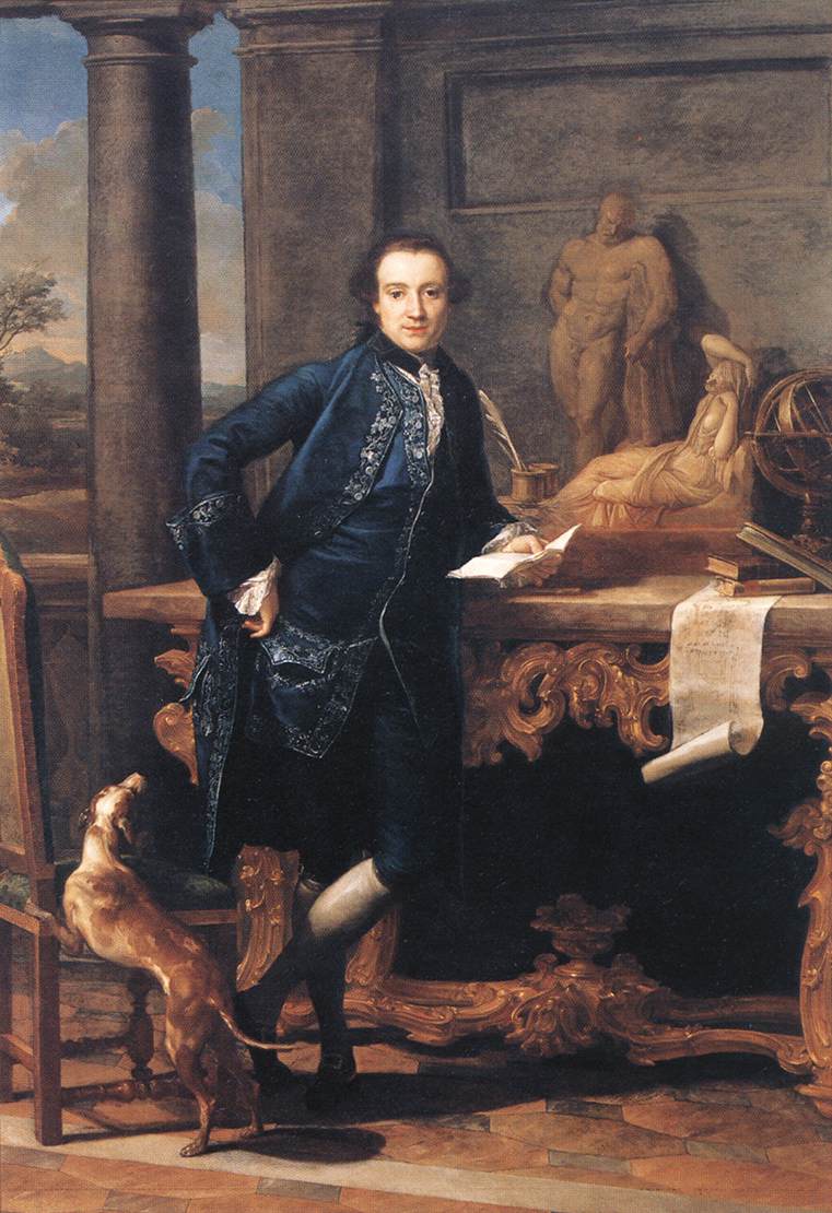 Retrato De Charles Crowle Batoni — Pompeo Batoni