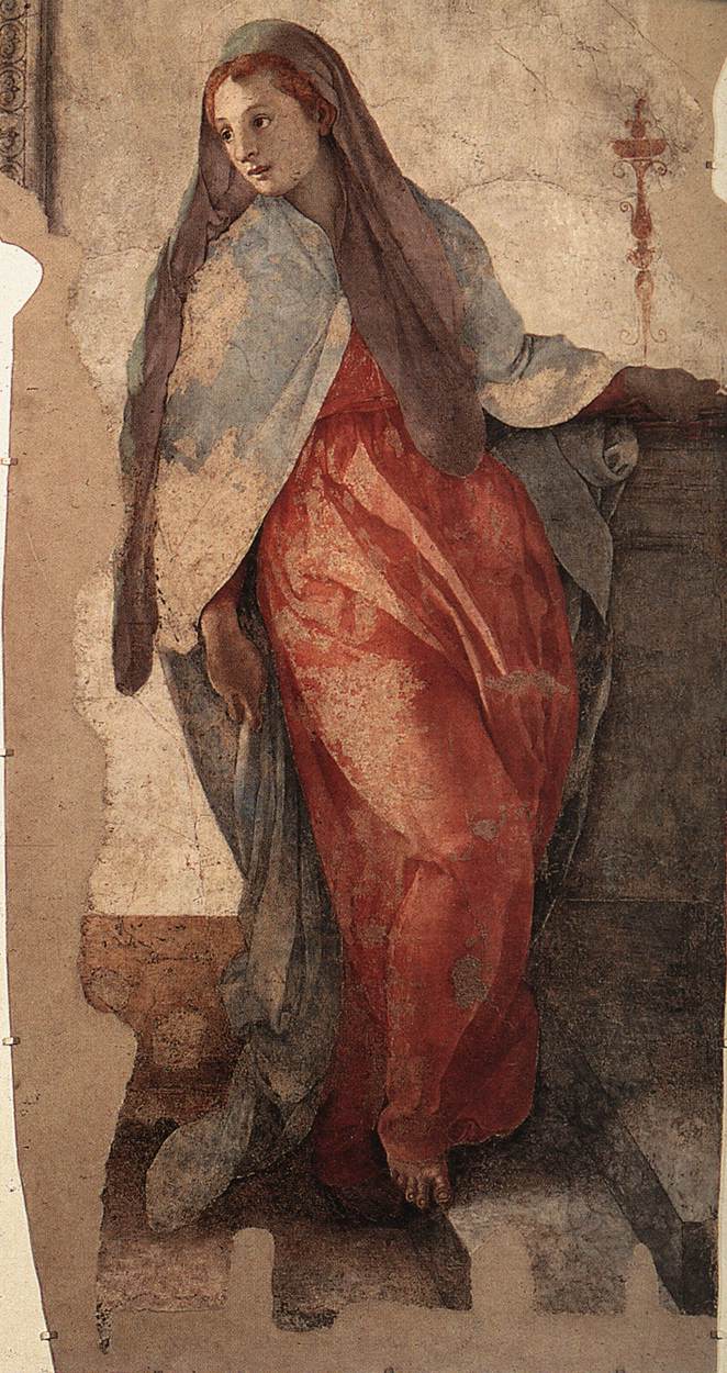 Anunciacion Detalle 2 Pontormo — Pontormo