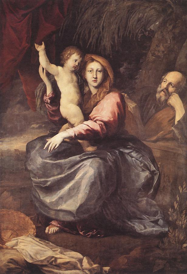 Sagrado Family En Palm Arbol Puget — Puget