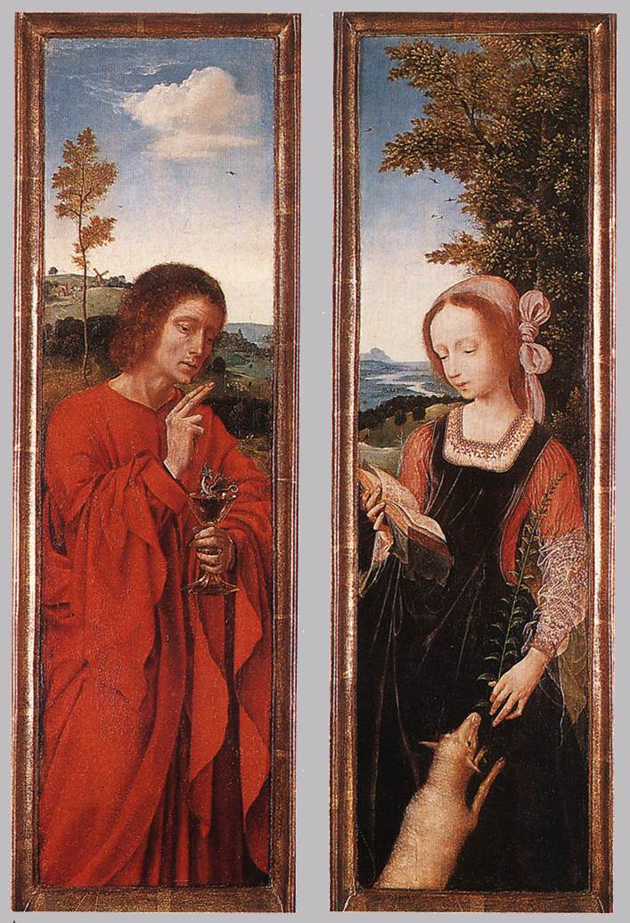 John Baptist Y San Agnes Massys — Quentin Massys