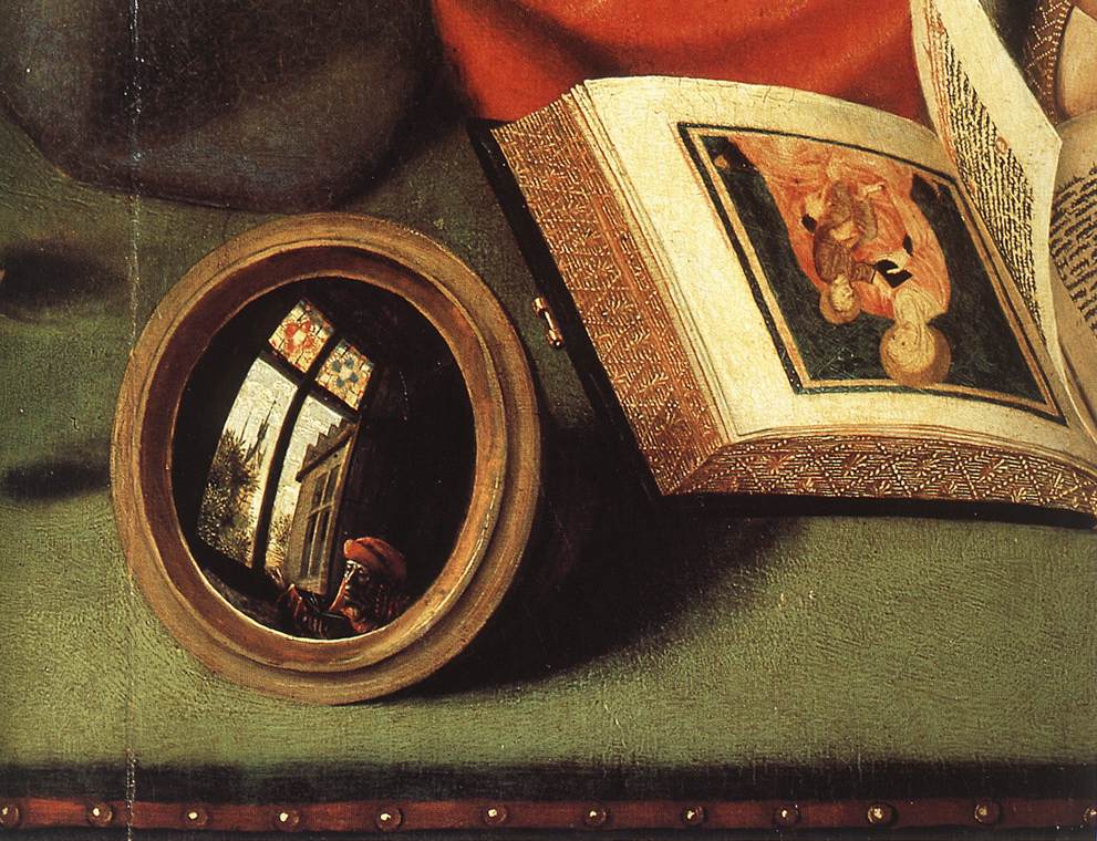 Moneylender Y His Wife Detalle 1 Massys — Quentin Massys