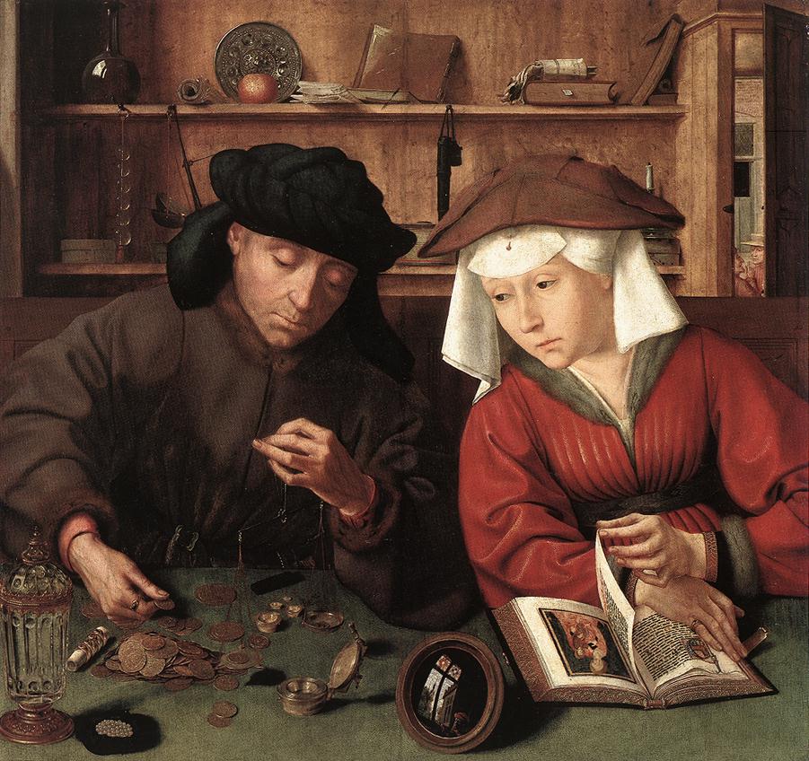 Moneylender Y His Wife Massys — Quentin Massys
