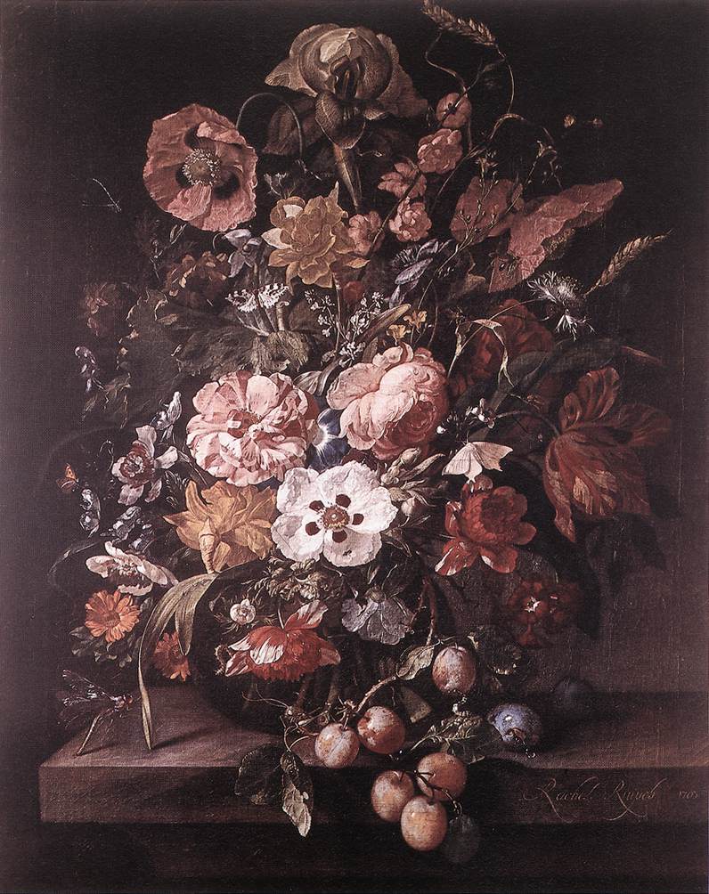 Bouquet En Vaso Jarron Ruysch — Rachel Ruysch