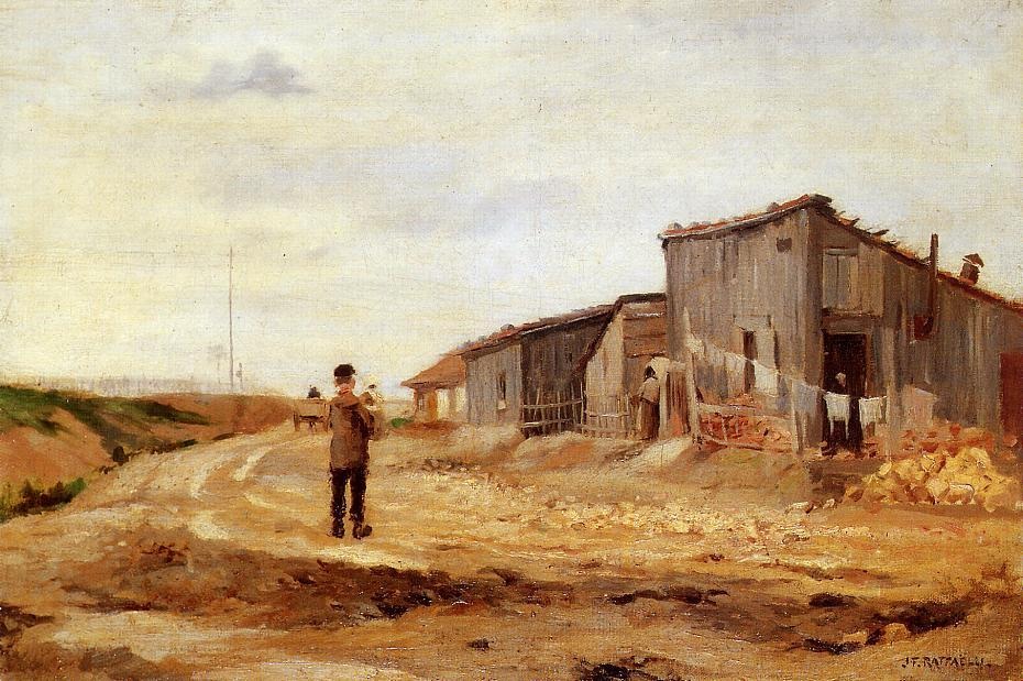 Figures En Paisaje Raffaelli — Raffaelli