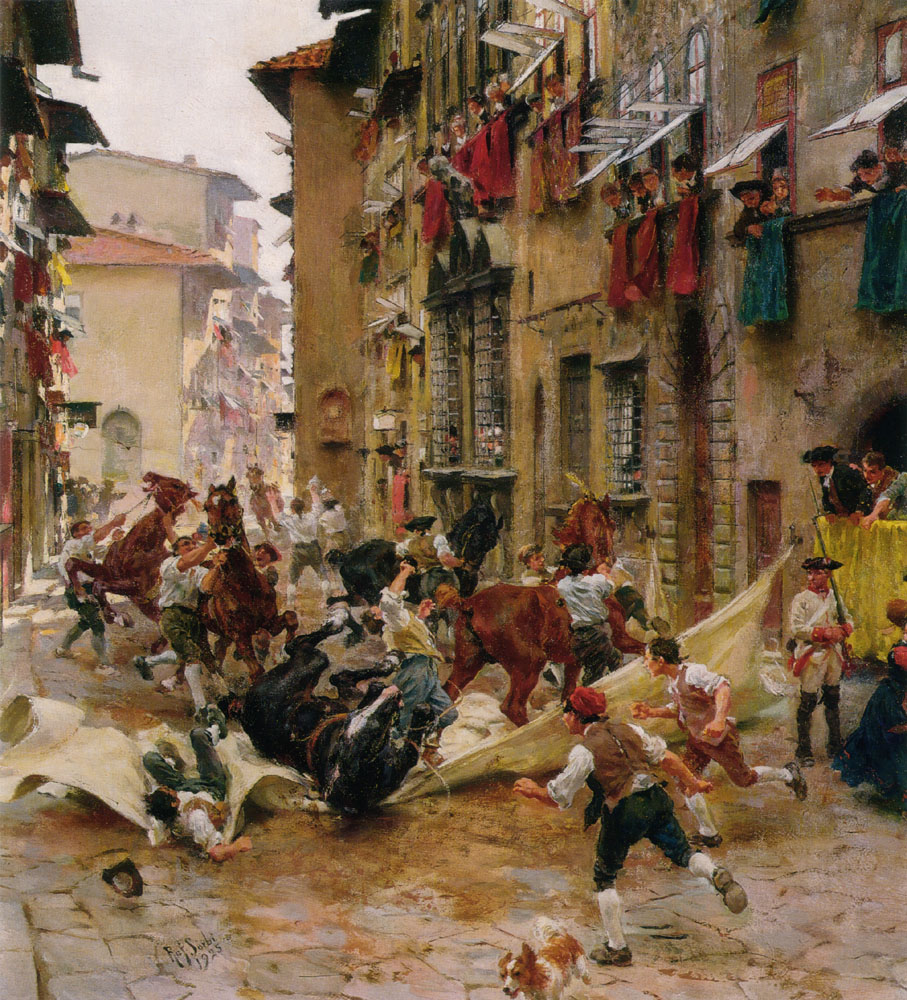 La Ripresa Del Barberi Sorbi — Raffaello Sorbi