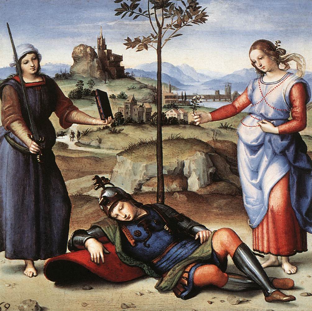 Alegoria Caballeros Dream Raffaello — Raffaello