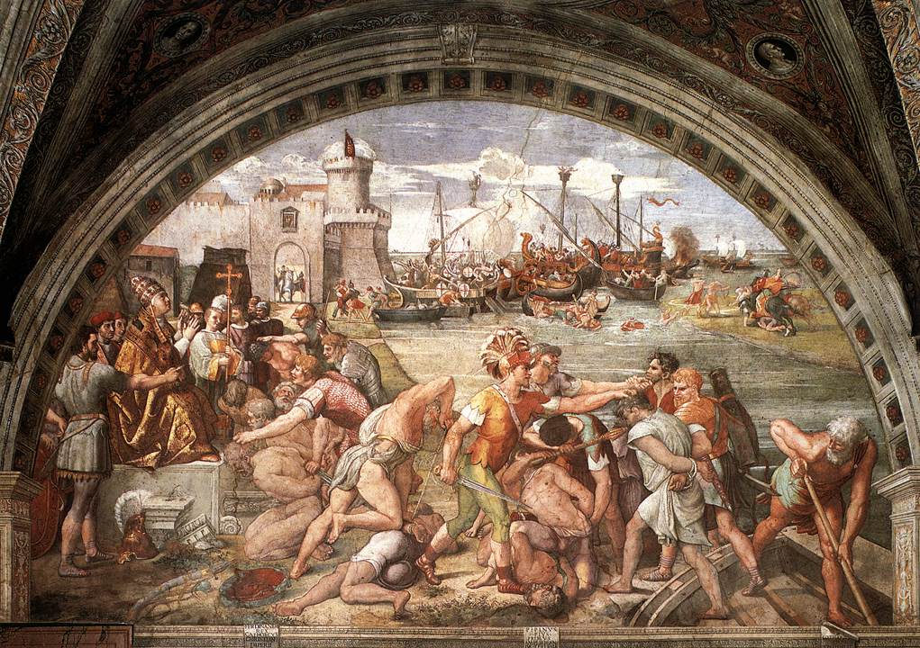 Batalla De Ostia Raffaello — Raffaello