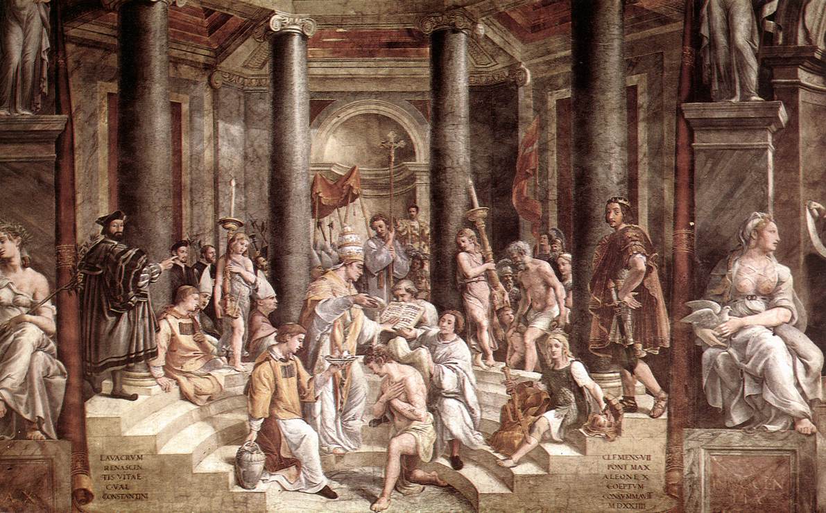 Bautismo De Constantine Raffaello — Raffaello