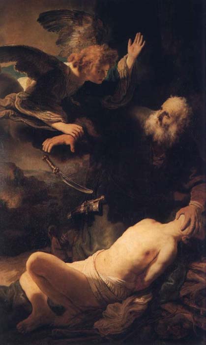 1635Le Sacrificio D Isaacsan Petersbourgh Rembrandt — Rembrandt — Barroco