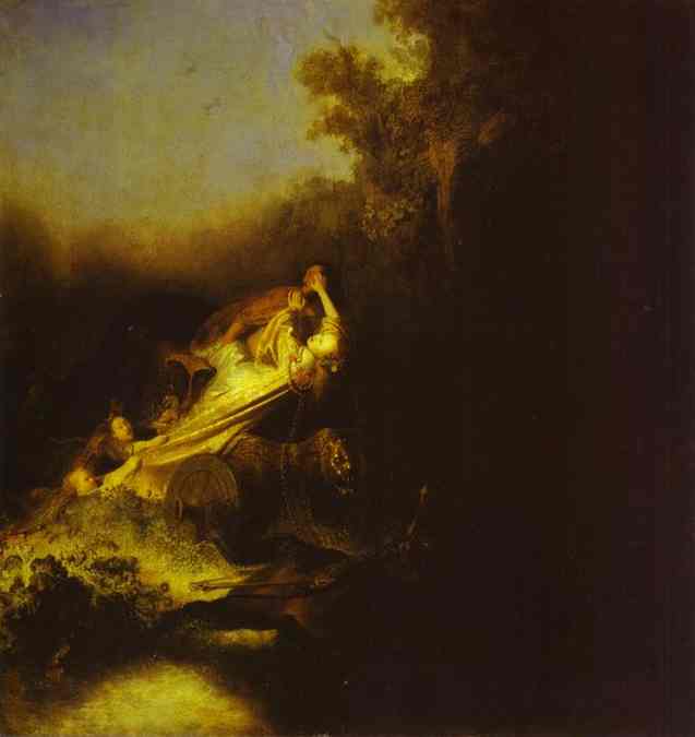 Abduction De Proserpine Rembrandt — Rembrandt — Barroco