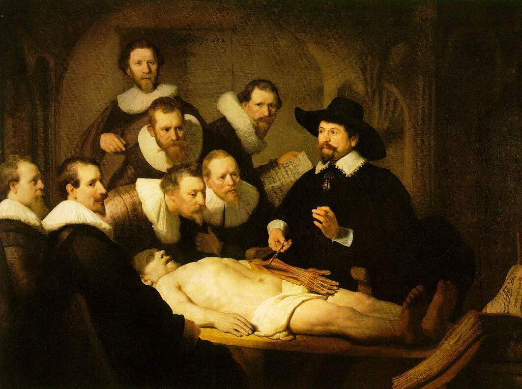 La lección de anatomía del Dr. Tulp, Rembrandt van Rijn