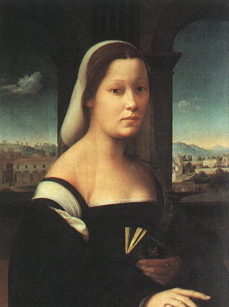 Retrato De Mujer Monja Ghirlandaio — Ridolfo Ghirlandaio