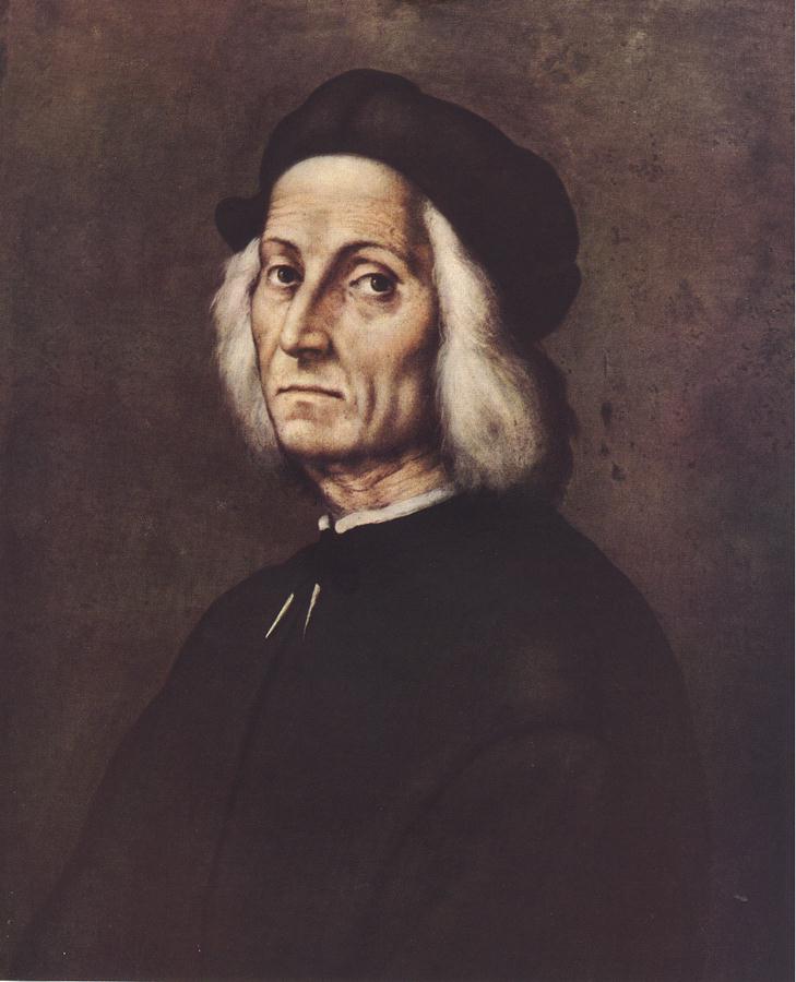 Retrato De Viejo Hombre Ghirlandaio — Ridolfo Ghirlandaio