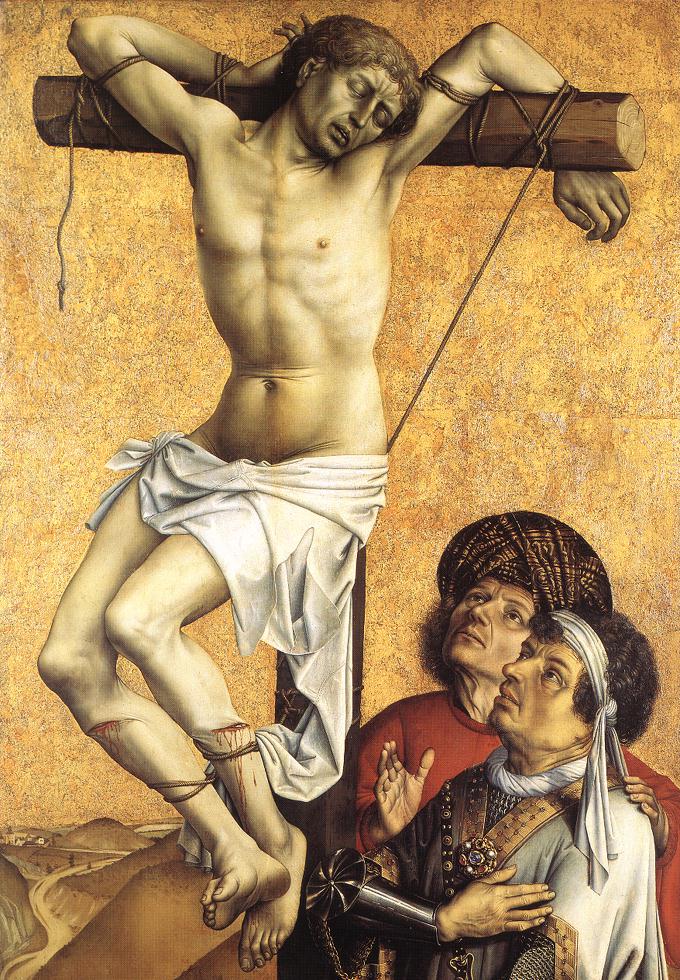 Crucified Thief Campin — Robert Campin