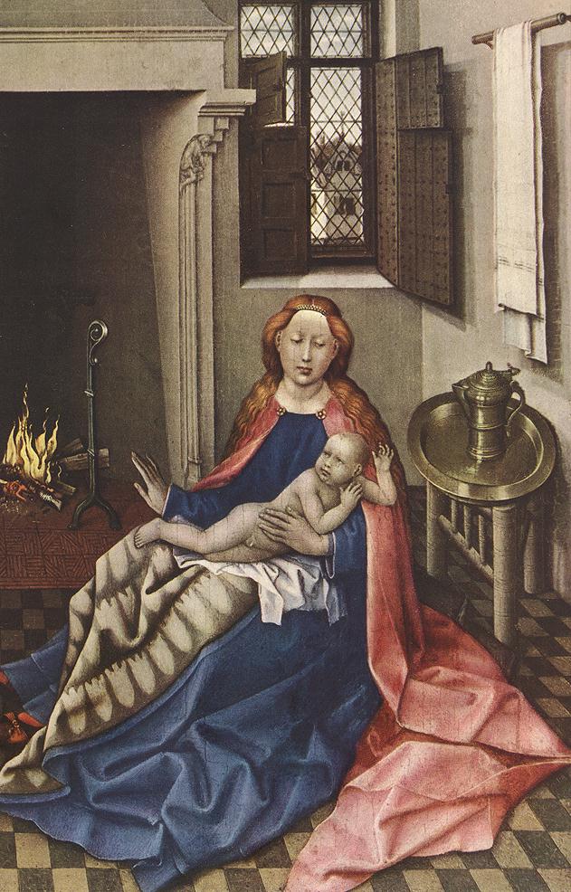 Madonna Con Nino Campin — Robert Campin