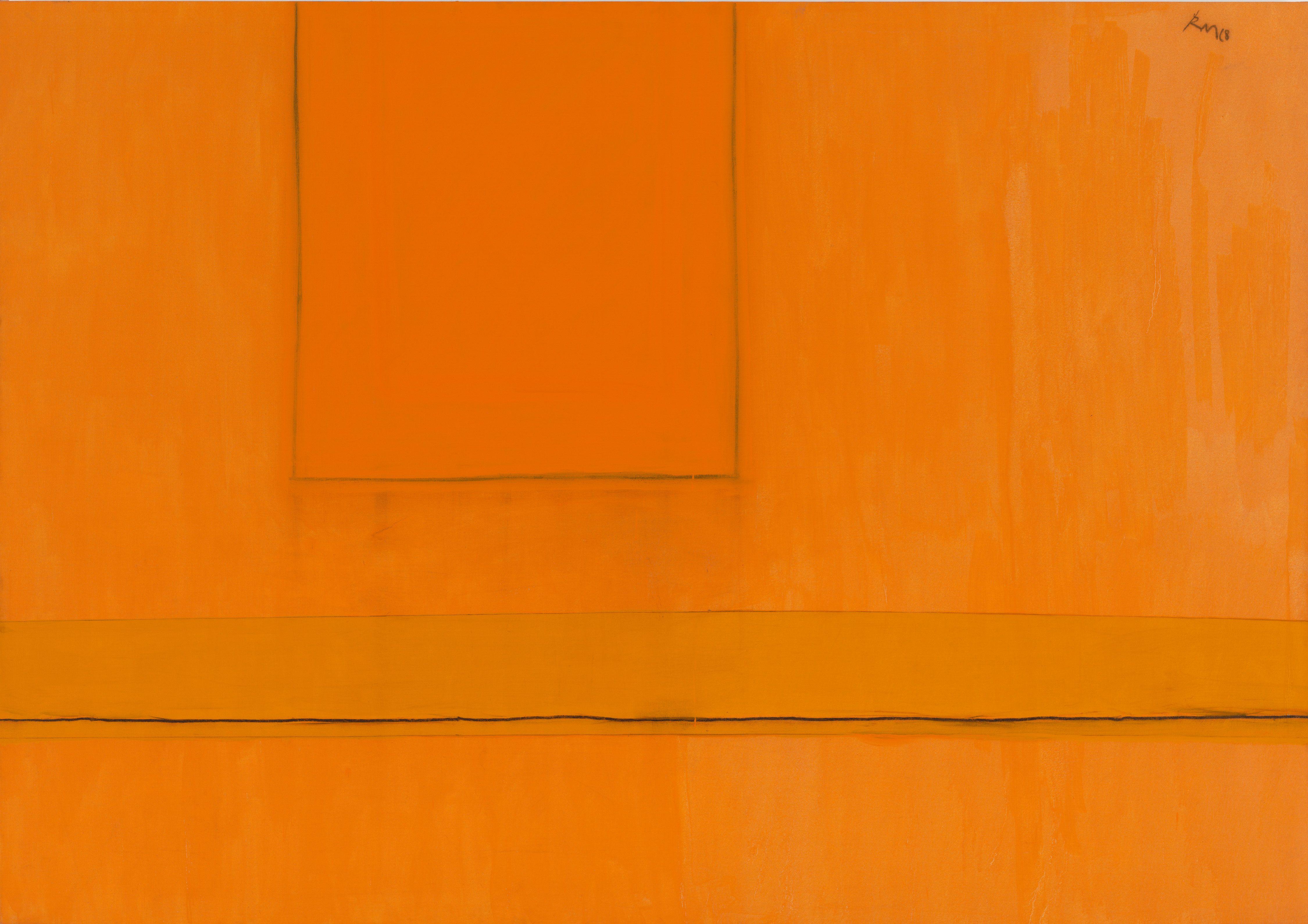 Open Number 24 En Variations De Naranja Motherwell — Robert Motherwell