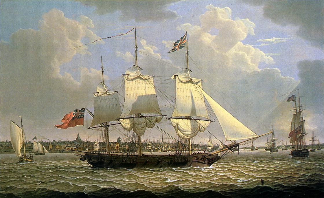 Mail Packet Con Other Shipping Off Liverpool Salmon — Robert Salmon