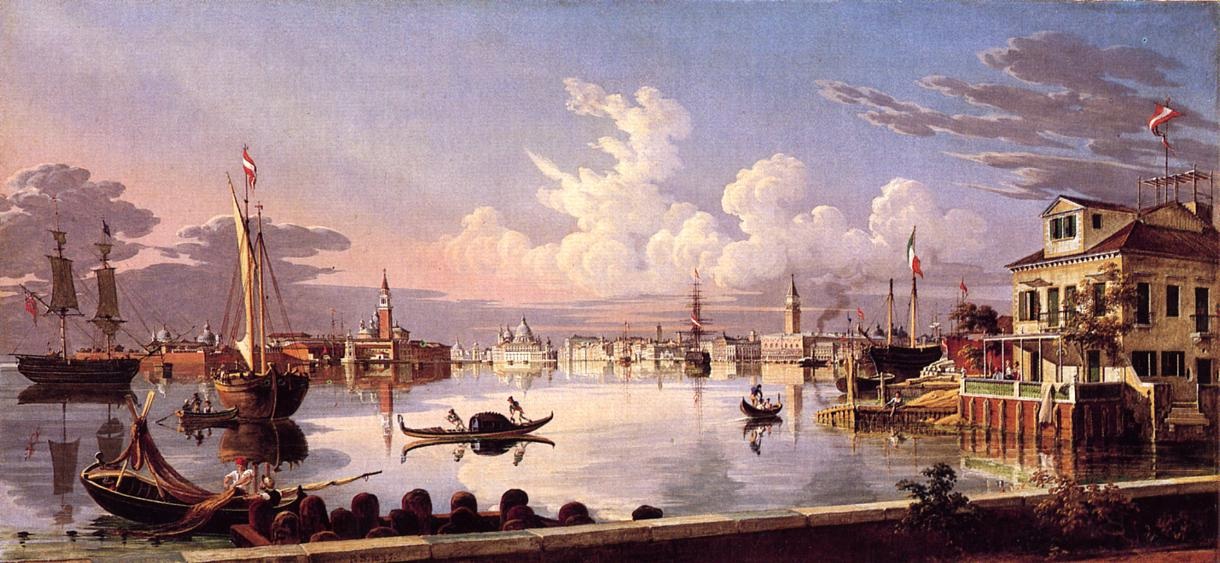 Vista De Venice Salmon — Robert Salmon