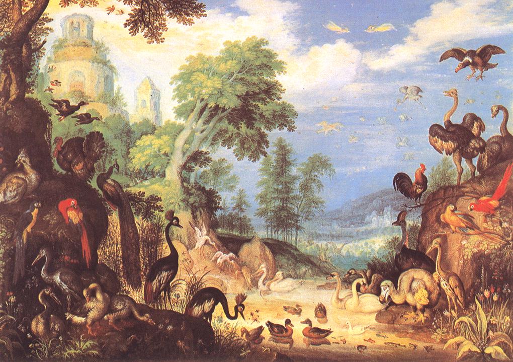 Paisaje Con Pajaros 2 Savery — Roelandt Savery