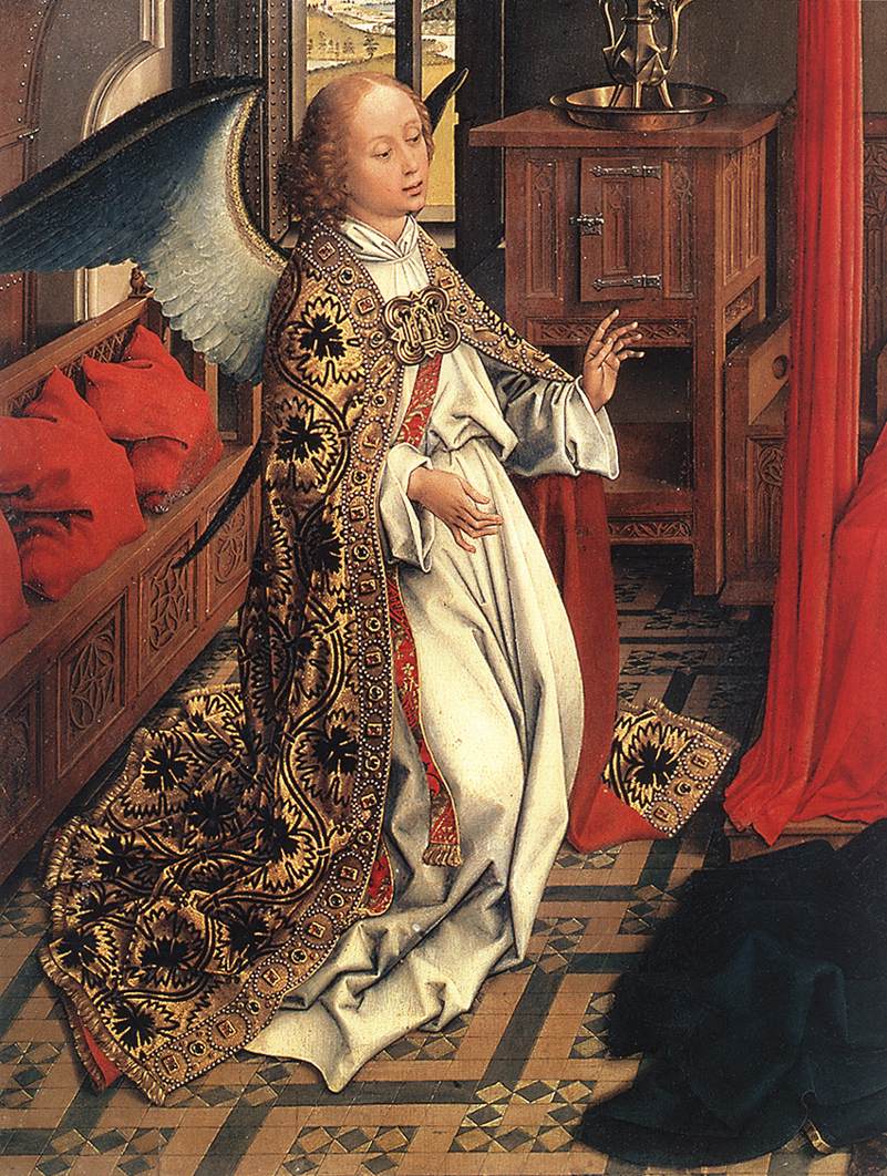 Anunciacion Triptych Detalle 1 Weyden — Rogier Van Der Weyden