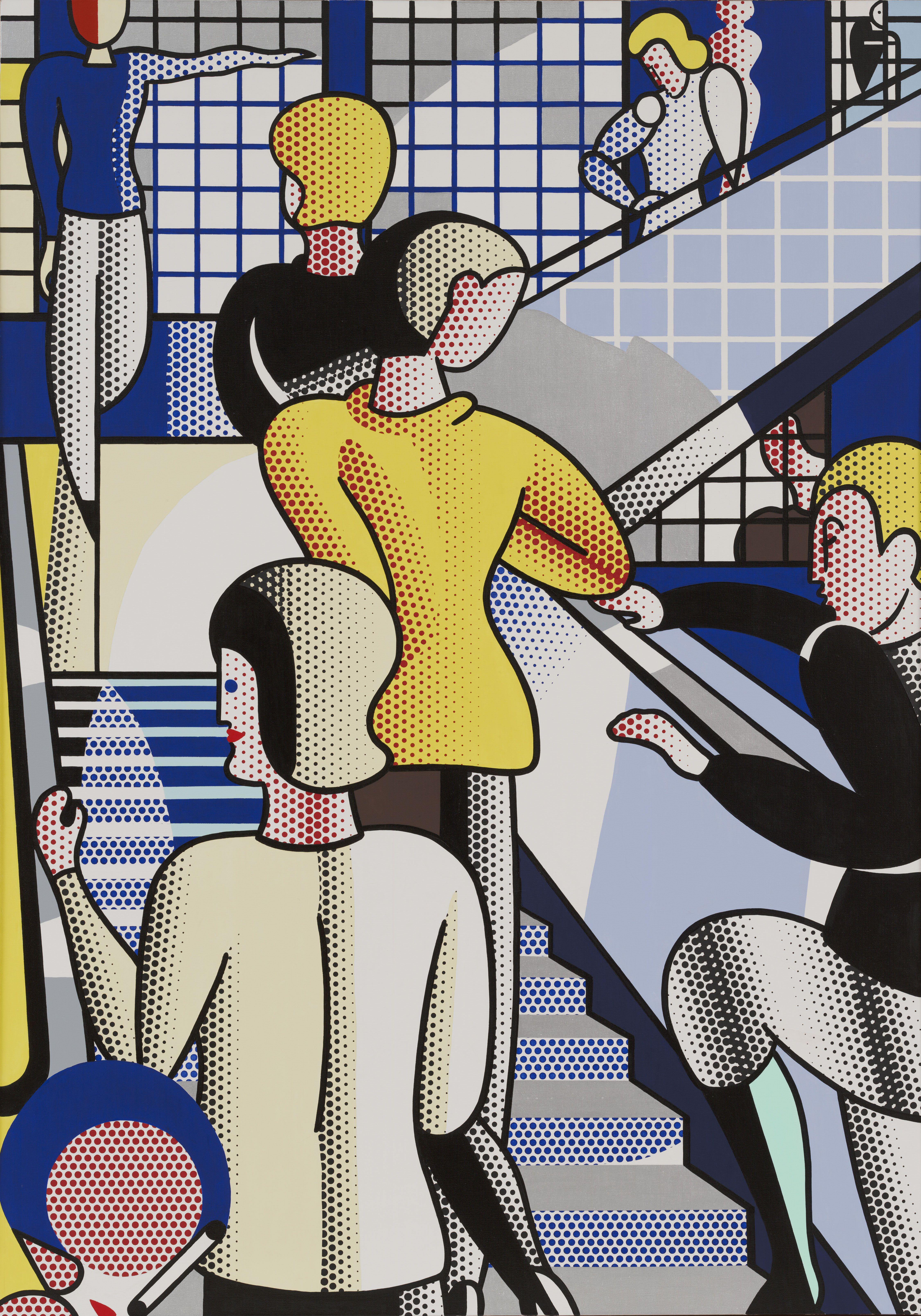 Bauhaus Stairway Lichtenstein — Roy Lichtenstein